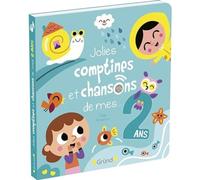 Jolies comptines et chansons de mes 2 ans - Livre sonore et d'éveil avec 6 puces sonores - Bébé dès 2 ans
