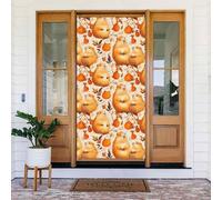 Jolies couvertures de porte imprimées Capybara - Bannière de porte pour intérieur et extérieur, décorations printemps/été/automne/hiver, Halloween, Noël