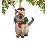Jolies décorations de Noël | Pendentif en acrylique 2D | Décorations de Noël en acrylique, pour la maison, la cheminée, le jardin, le lieu de travail, la ferme et la famille