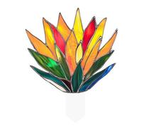 Jolies décorations en pot en acrylique en forme d'animaux et de formes pour créer un style d'intérieur unique. Le vert et les ornements feront instantanément venir votre espace ! Rnj545 (B, taille