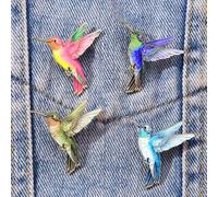 Jolies épingles à badge en émail avec motifs floraux et animaux et humanités, adorable broche accessoire