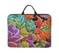 Jolies et Belles Plantes succulentes,Housse pour Ordinateur Portable 14 Pouces, Sacoche pour Ordinateur Portable, Mallette avec poignée