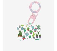 Jolies étiquettes de chien en acrylique avec impression succulente - En forme d'os de chien - Double face - Pour chiens et chats