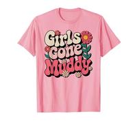 Jolies Filles Gone Muddy Mud Run pour Enfants Mudder Sisters Mudding T-Shirt