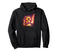 Jolies Flammes de Chat aux Couleurs avec Lance-Flammes pour garçons et Filles Sweat à Capuche