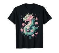 Jolies Fleurs de Dragon pour Filles et Femmes T-Shirt