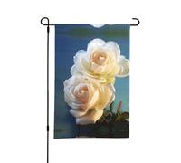 Jolies fleurs saisonnières drapeaux de jardin double face 30,5 x 45,7 cm à l'extérieur pour Pâques St Patrick Décoration de vacances