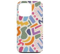 Jolies Formes Pastel colorées Qui Vous Font Penser au Printemps Coque pour iPhone 13 Pro