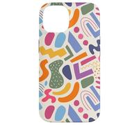 Jolies Formes Pastel colorées Qui Vous Font Penser au Printemps Coque pour iPhone 14