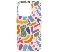 Jolies Formes Pastel colorées Qui Vous Font Penser au Printemps Coque pour iPhone 14 Pro