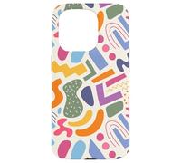 Jolies Formes Pastel colorées Qui Vous Font Penser au Printemps Coque pour iPhone 15 Pro