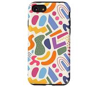 Jolies Formes Pastel colorées Qui Vous Font Penser au Printemps Coque pour iPhone SE (2020) / 7/8