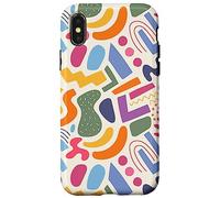 Jolies Formes Pastel colorées Qui Vous Font Penser au Printemps Coque pour iPhone X/XS