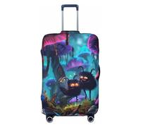Jolies housses de bagage de voyage pour créatures fantastiques - Housses de protection élastiques pour valises de 45 à 32 cm, Noir, CH