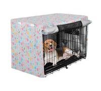 Jolies housses d'œufs de Pâques pour cage de chien, chiot, niche, roulettes, 122 cm