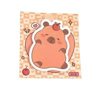 Jolies notes adhésives décoratives pour planificateur Capibara | Notes adhésives polyvalentes amusantes 30 feuilles pour école, sac à dos, travail, Pâques, adultes, enfants, mur et E