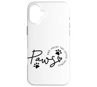 Jolies pattes et profitez de la vie pour les amoureux des chats Coque pour iPhone 16 Plus