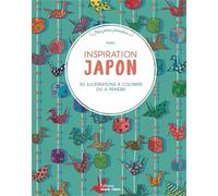 Delphine Nagatsuka – Jolies planches: Inspiration Japon – 30 ill. à colorier/peindre – Broché