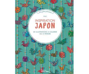 Jolies planches - Inspiration Japon 30 illustrations à colorier ou à peindre - Delphine Nagatsuka - Marie Claire - broché - Livre-jeu