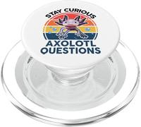 Jolies Questions Axolotl pour Enfants, garçons et Filles PopSockets PopGrip pour MagSafe