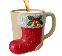 Jolies tasses de Noël - Bonhomme en d'épice en résine - Décoration de Noël - Pour boire du thé, du lait, du jus, de l'eau, pour les fêtes, la décoration de la maison, le bureau, l'école