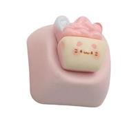 Jolies touches en résine en forme de cochon de dessin animé 3D Art Mécanique Accessoires de clavier décoratifs Couleurs Dessin animé