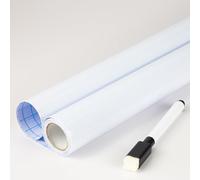 JOLIHOME Tableau Blanc Auto-Adhésif Chalk Board Sticker Mural Rouleau Étanche Amovible Autocollant Blanc Tableau Blanc Papier pour Home Office School Tableau Blanc Restaurant Menu 90x400cm