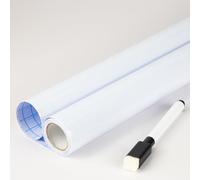 JOLIHOME Tableau Blanc Auto-Adhésif Chalk Board Sticker Mural Rouleau Étanche Amovible Autocollant Blanc Tableau Blanc Papier pour Home Office School Tableau Blanc Restaurant Menu 90x200cm