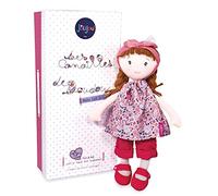 Jolijou - LES CANAILLES - poupées de chiffon - Capucine - fleurs roses - JJ6017
