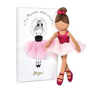 Jolijou - Ma Petite Ballerine - Poupée en Tissu Danseuse - Isadora - Boite Cadeau - 35 Cm - Justaucorps, Tutu, Chausons de Danse, Noeud - Idée Cadeau de Naissance Fille - JJ6036