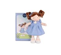 Jolijou - Pretty Océane - Poupée de Chiffon à Coiffer - Robe Jean - JJ6065 | Jouet d'Éveil Doux et Sécurisé pour Bébé - En Coffret Cadeau - Dès la Naissance - Cheveux à Coiffer - Idée Cadeau Naissance