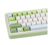 JOLINTAL Lot de 143 touches en PBT - Style minimaliste - Vert matcha - Profil Cherry - Sublimation par sublimation - Pour claviers mécaniques Cherry Gateron MX Swithes