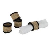 Set de 4 ronds de serviette en herbes marines