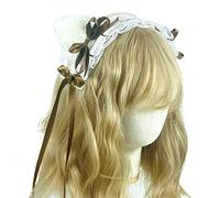 Jolis accessoires de cheveux pour femme - Bandeau plissé pour le visage - Lacets plissés pour oreilles - Serre-tête pour filles