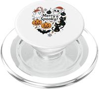 Jolis Chats effrayants Halloween Noël citrouilles crânes PopSockets PopGrip pour MagSafe