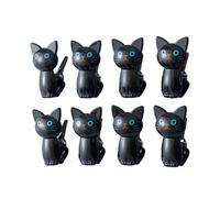 Jolis clips pour sacs à frites en plastique solide et faciles à utiliser pour la cuisine BAr143 (noir, 4,5 x 2,6 x 2 cm)