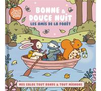 Jolis colos cosy - Bonne & douce nuit les amis de la forêt - Nina Stajner - 1 2 3 Soleil - broché - Document jeunesse