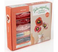 Jolis coquelicots en perles à repasser - Anaïs Achard - Mango - Coffret - Jeux livres objets
