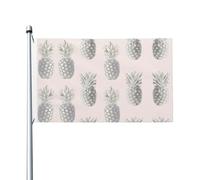 Jolis drapeaux de jardin à motif ananas, drapeaux décoratifs double face, adaptés pour les pelouses, balcons, porches, etc.