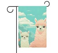 Jolis drapeaux de jardin en alpaga 30,5 x 45,7 cm double face pour l'extérieur, drapeau de cour, drapeau floral de bienvenue, drapeaux de jardin, décorations de vacances