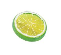 Jolis élastiques à cheveux sur le thème des fruits - Tranche de citron - Disques oranges - Pinces à cheveux d'été pour filles et femmes - Accessoires de cheveux colorés (vert)