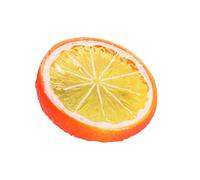 Jolis élastiques à cheveux sur le thème des fruits - Tranche de citron - Disques oranges - Pinces à cheveux d'été pour filles et femmes - Accessoires de cheveux colorés (rouge)