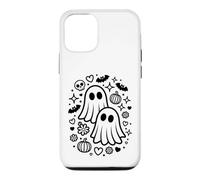 Jolis fantômes effrayants Kawaii Halloween Doodle Art Coque pour iPhone 12/12 Pro