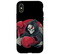 Jolis Gants de Boxe mortels pour Les Amateurs de Faucheuse Coque pour iPhone X/XS