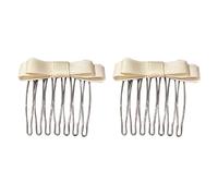 Jolis nœuds pour cheveux - Peigne à cheveux avec frange latérale - Épingles latérales - Outils de coiffure élégants pour filles