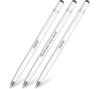Jolis Papiers Stylo Personnalisé Gravé avec Prénom ou Message - Stylo Bille Élégant avec Stylet Tactile - Cadeau Personnalisé Prêt à Offrir - Fabrication Française - Étui Inclus