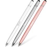 Jolis Papiers Stylo Personnalisé Gravé avec Prénom ou Message - Stylo Bille Élégant avec Stylet Tactile - Cadeau Personnalisé Prêt à Offrir - Fabrication Française - Étui Inclus