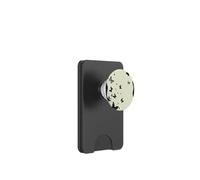 Jolis papillons noirs et beiges avec étoiles PopSockets PopWallet pour MagSafe