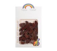Jolis pendentifs en forme d'ours en chocolat pour ongles - Résine - Décoration artistique - Pour les salons de manucure - Ours - Charmes d'art - Chocolat - Crème glacée - Ongles en résine