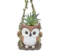 Jolis pots de fleurs - En résine avec trou de drainage - Pots de fleurs d'extérieur à suspendre - Pour plantes de pois - Pour jardin, cour, terrasse, chambre à coucher, cuisine, bureau, femmes